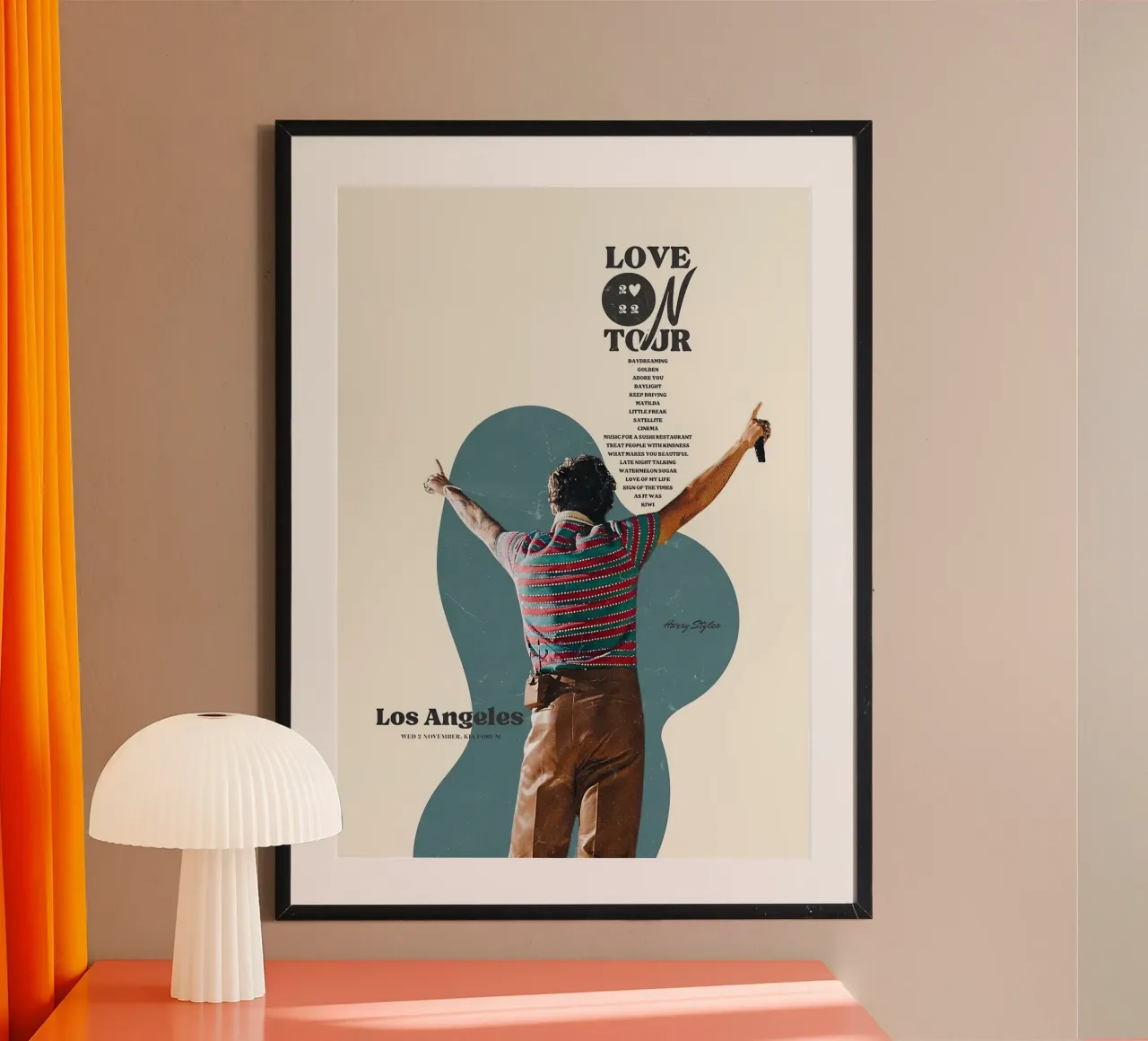 Harry Styles Love On Tour Inspired carta hahnemühle da NextPixel