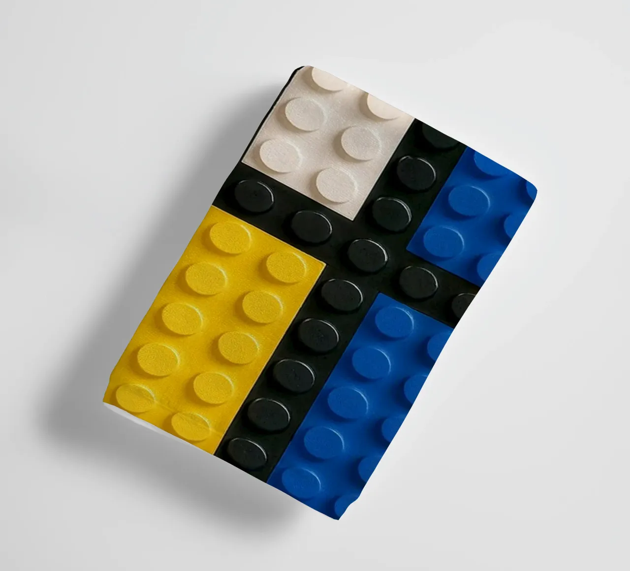 L'astrazione del mattone di Mondrian asciugamano da bagno da KUNSTstück
