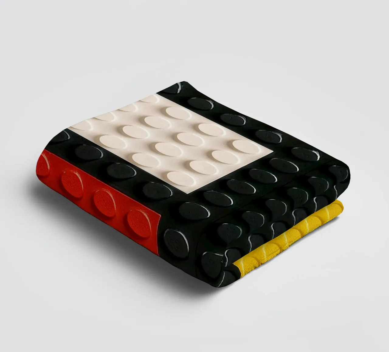 L'astrazione del mattone di Mondrian asciugamano da bagno da KUNSTstück