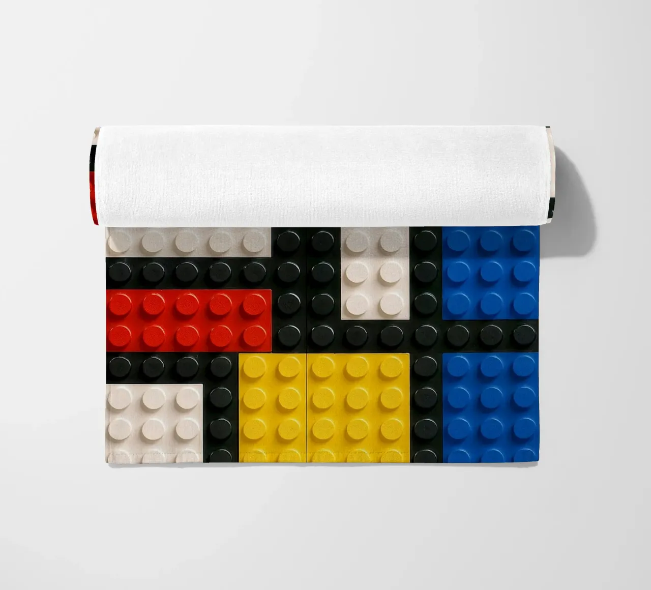 L'astrazione del mattone di Mondrian telo mare da KUNSTstück