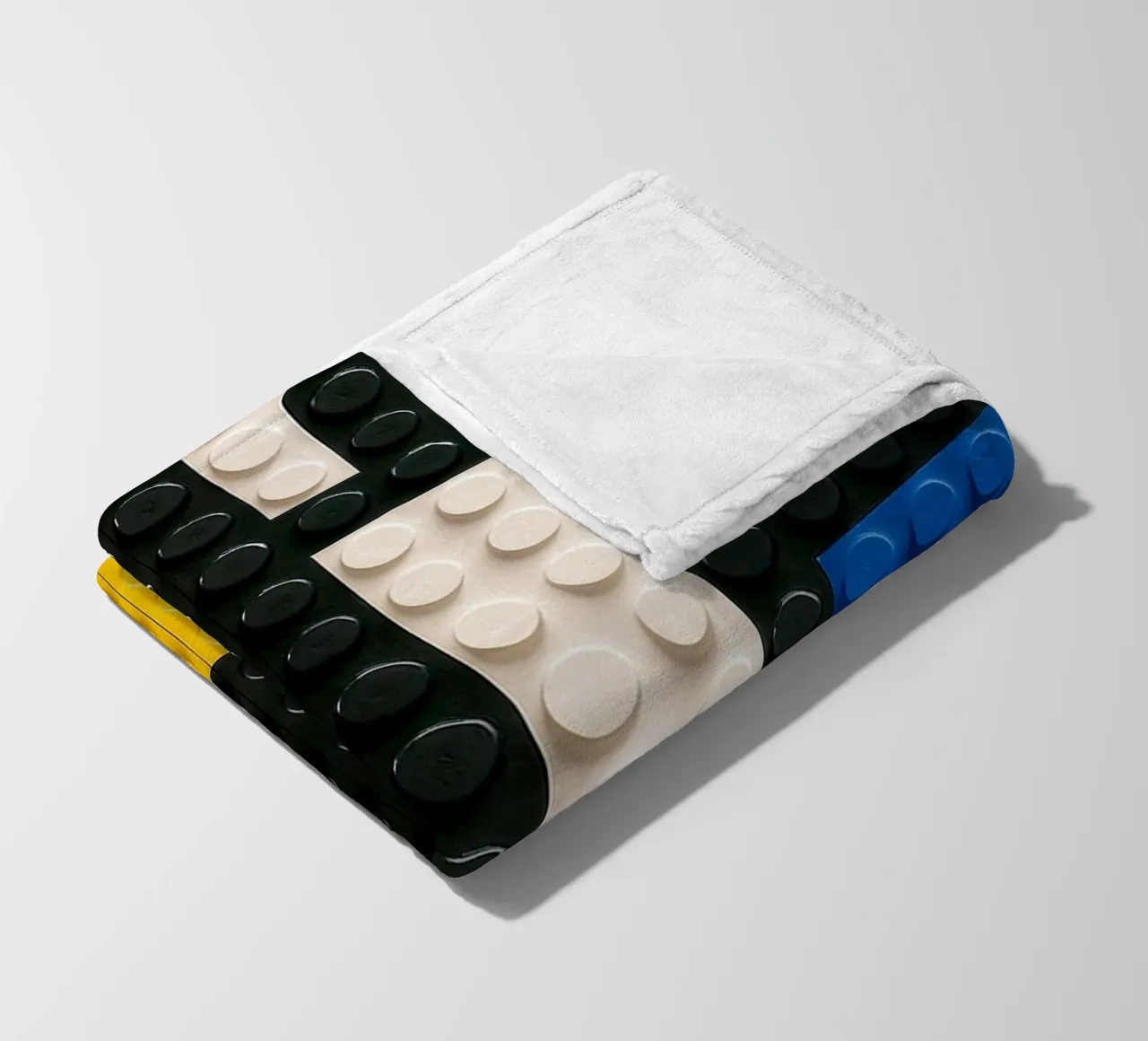 L'astrazione del mattone di Mondrian coperta in pile da KUNSTstück