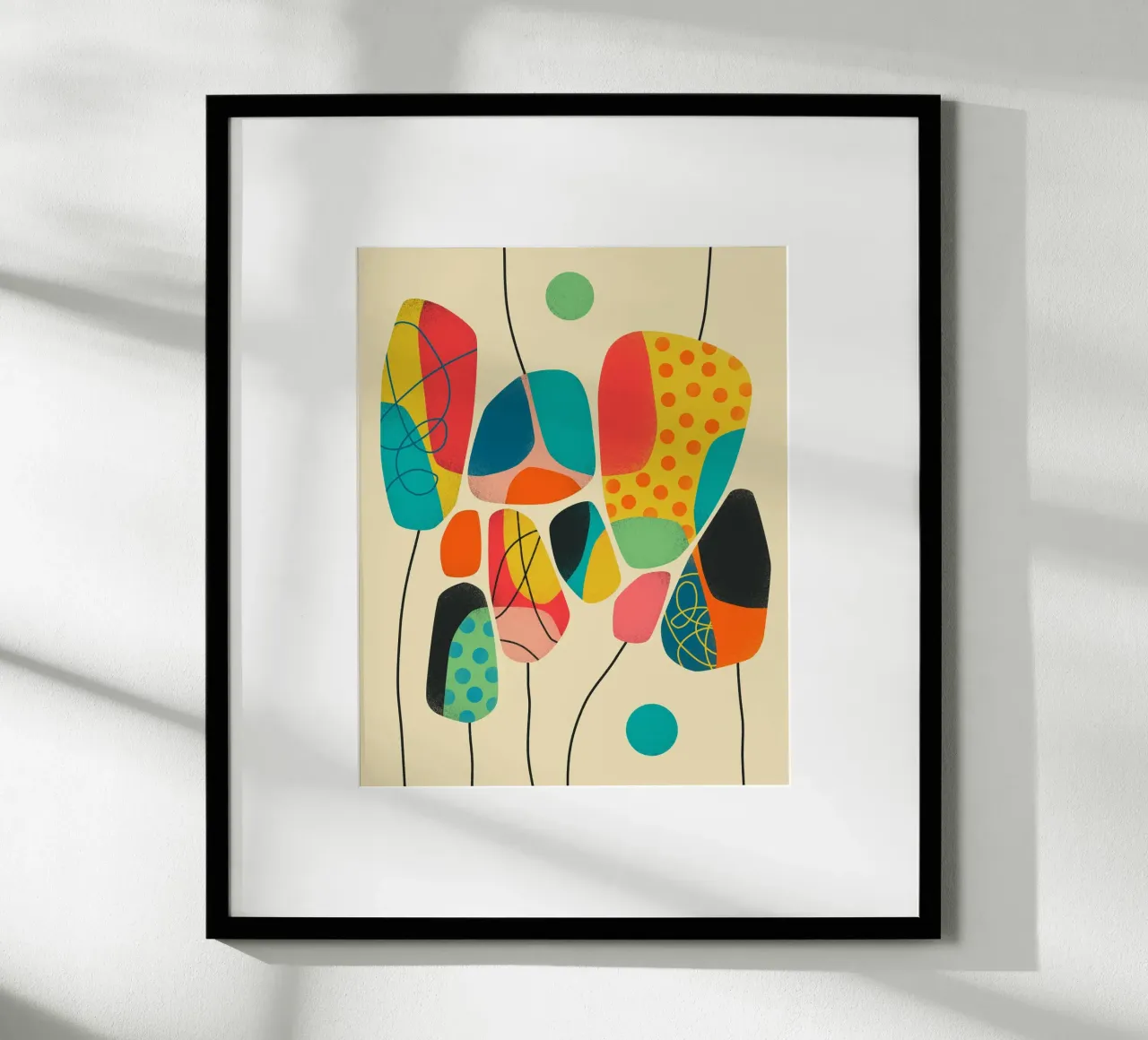 BLOOM 2 poster con telaio in legno da Jazzberry Blue