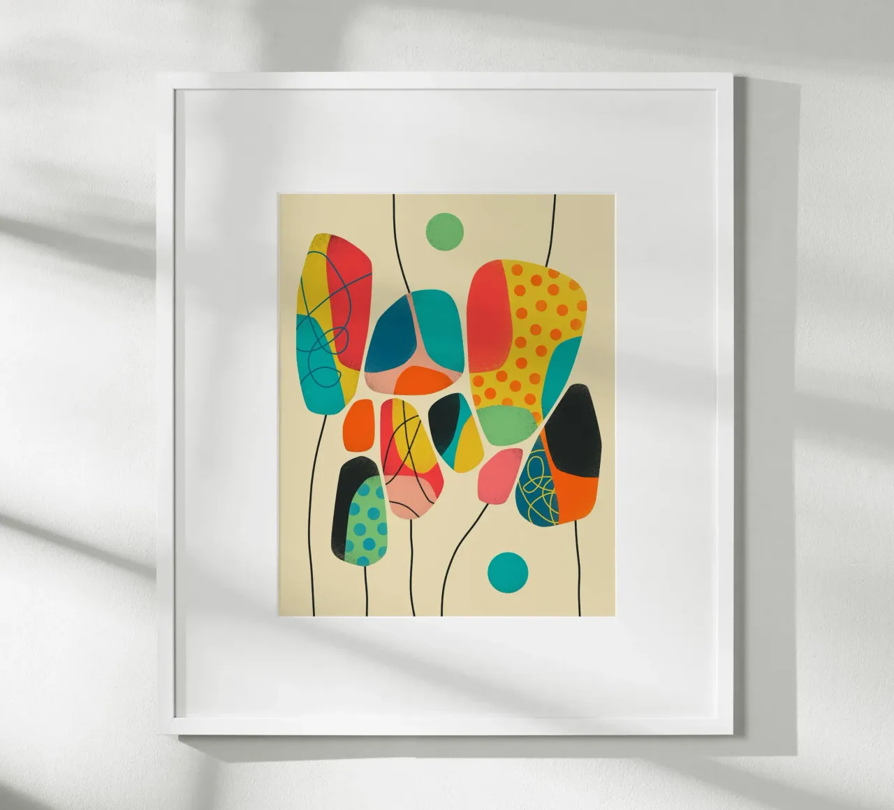 BLOOM 2 poster con telaio in legno da Jazzberry Blue