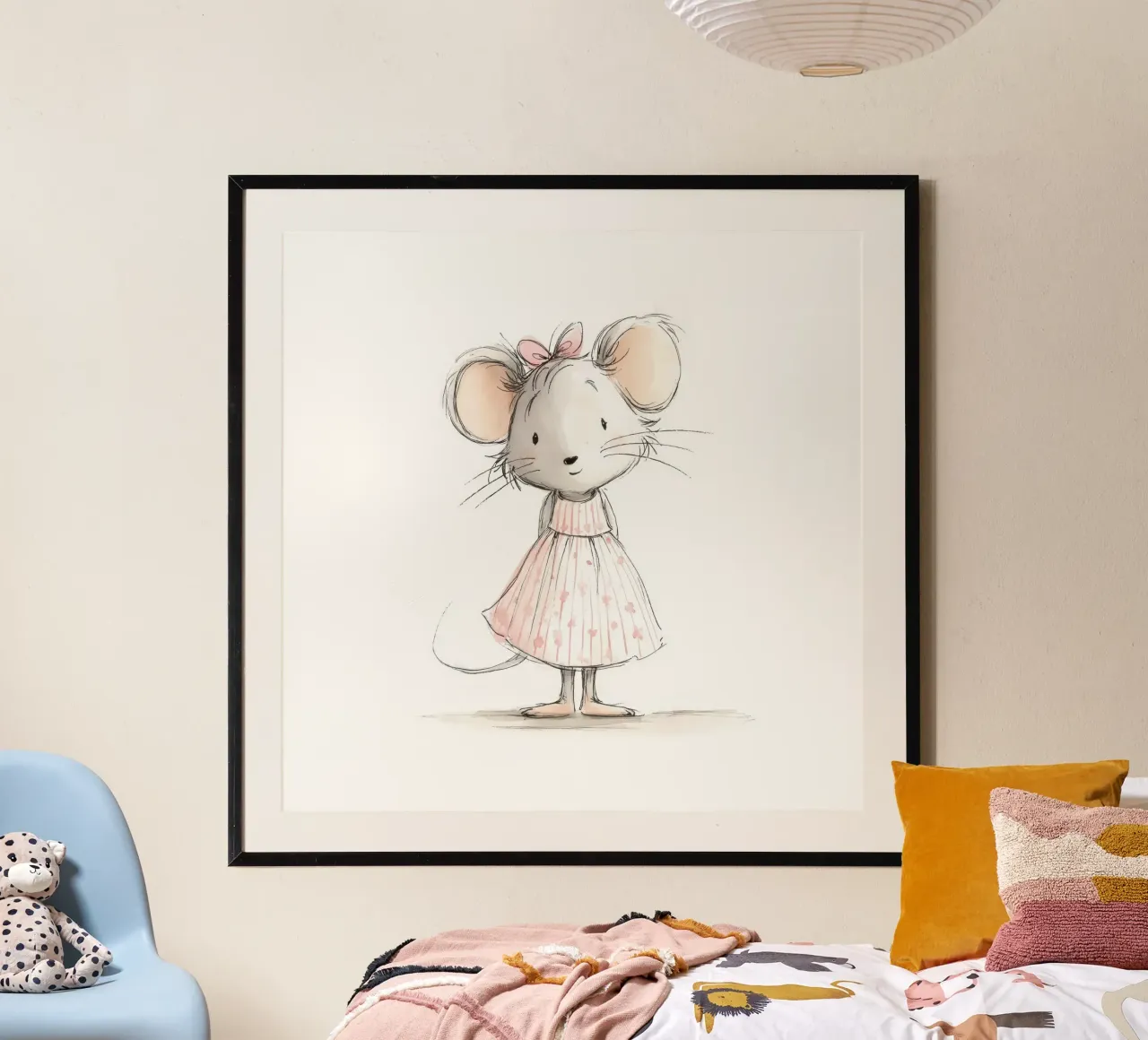 Mouse for the nursery hahnemühle by Pictura
