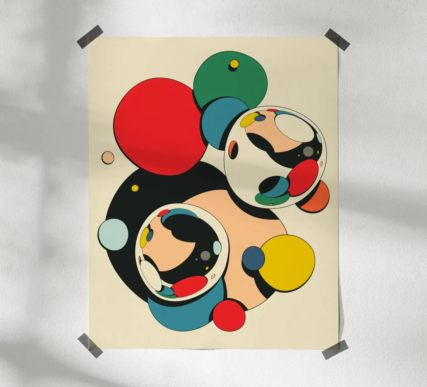 REFLECTIES 2 poster van Jazzberry Blue