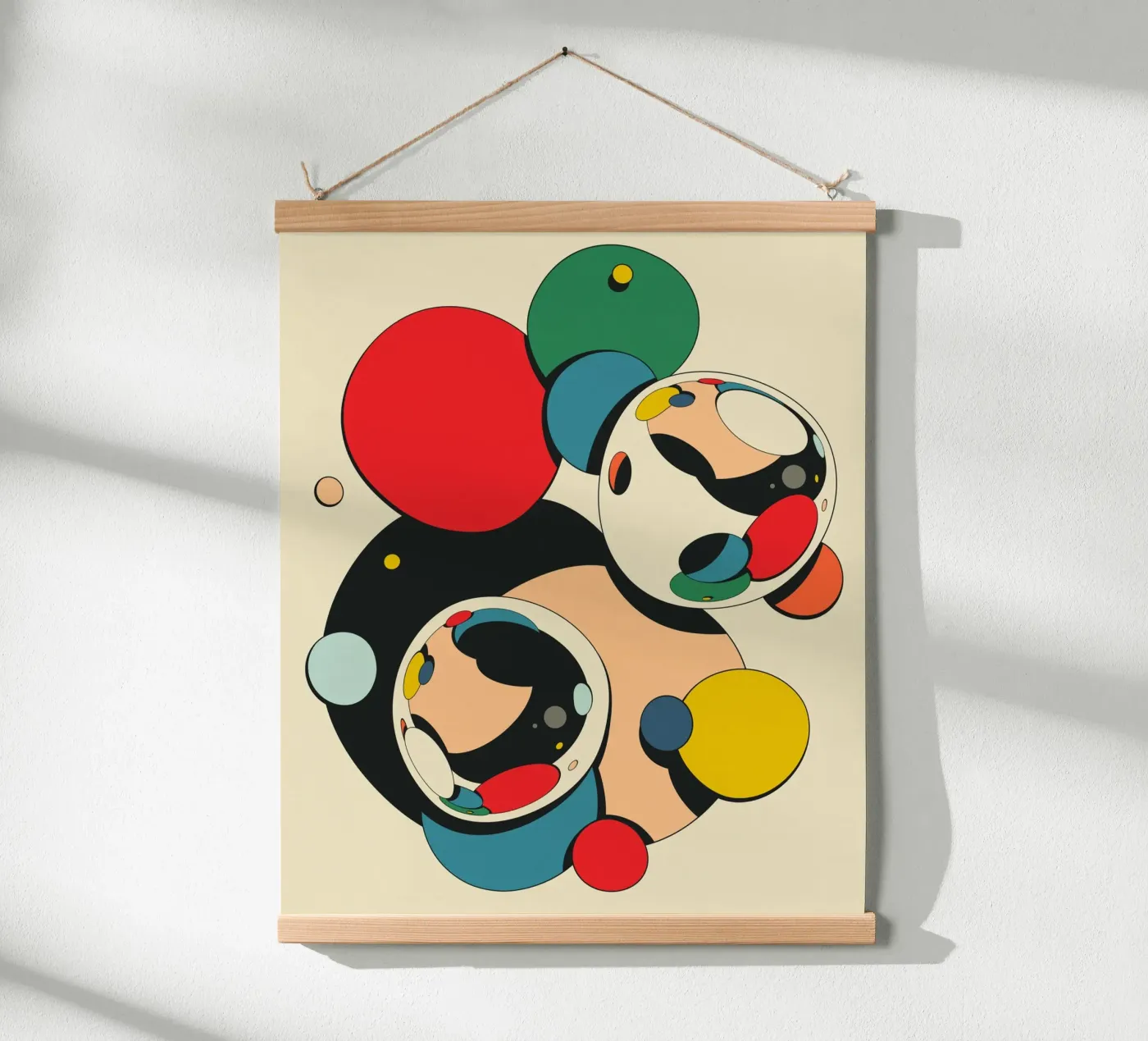 REFLECTIES 2 poster van Jazzberry Blue