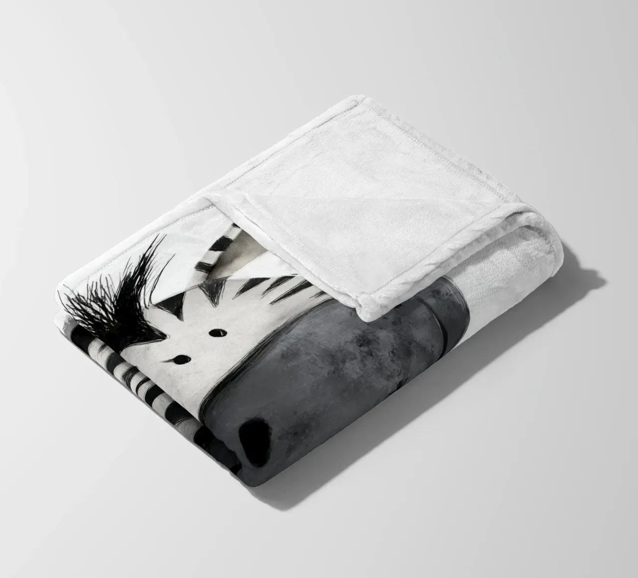 Zebra per la cameretta coperta in pile da Pictura