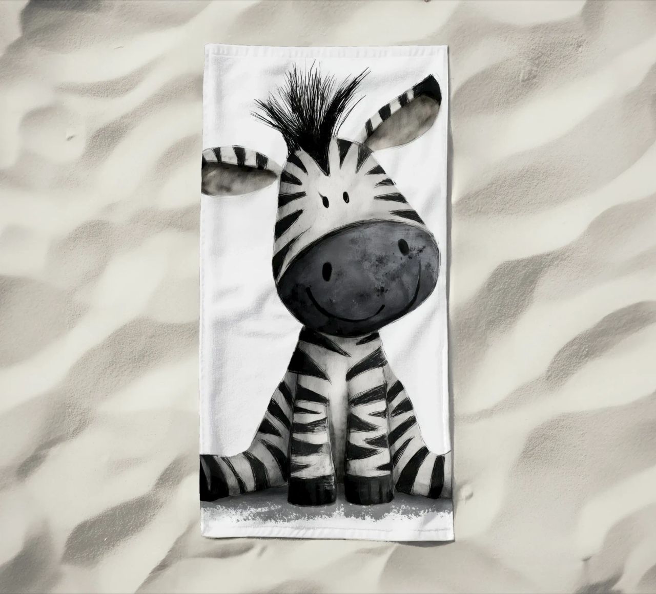 Zebra per la cameretta telo mare da Babyart