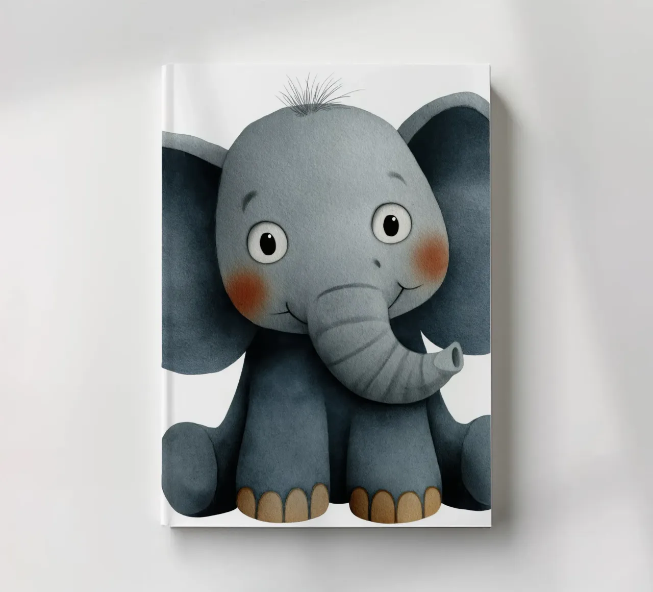 Elephant for the nursery notebook by Pictura