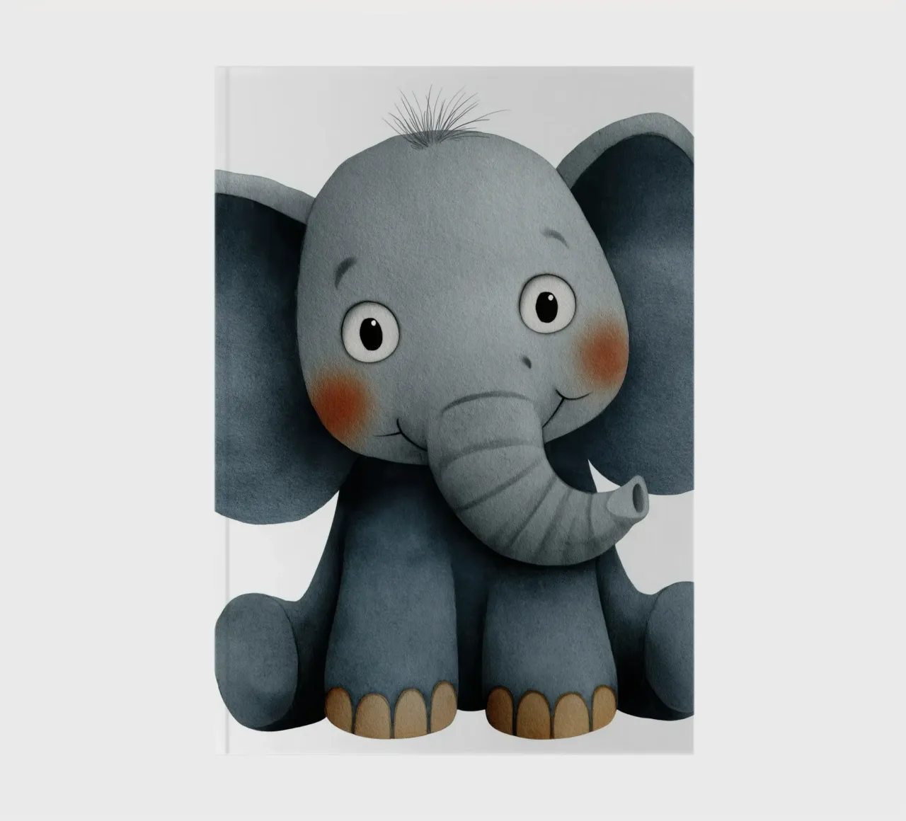 Elephant for the nursery notebook by Pictura