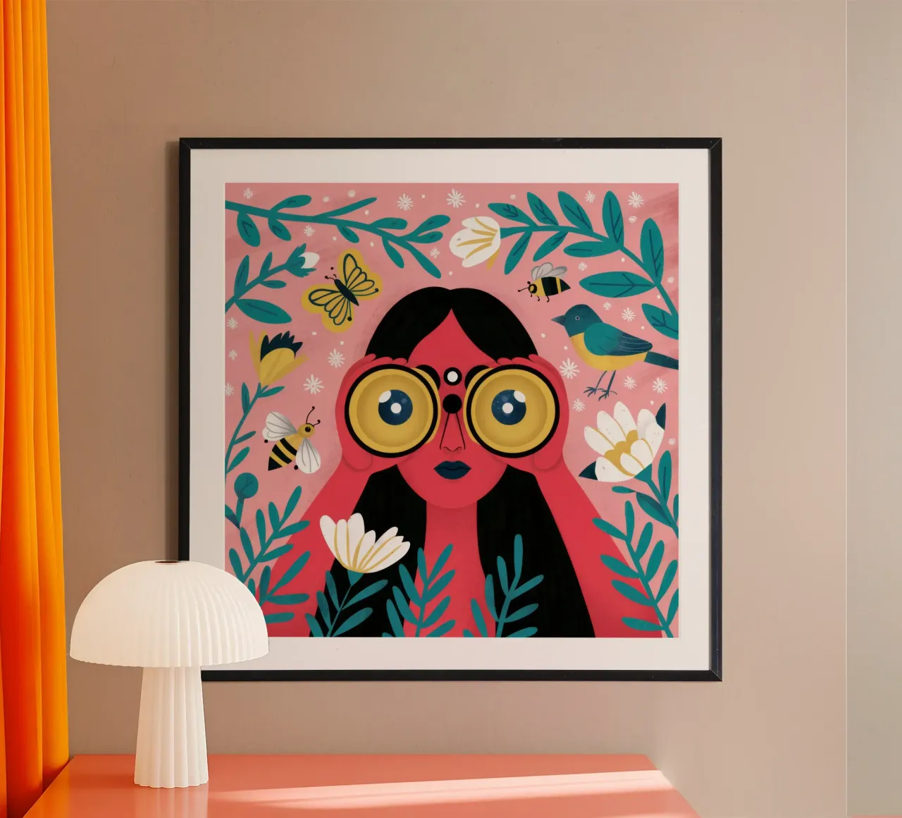 Meraviglia dell'osservatore della natura poster da Peak Delusion