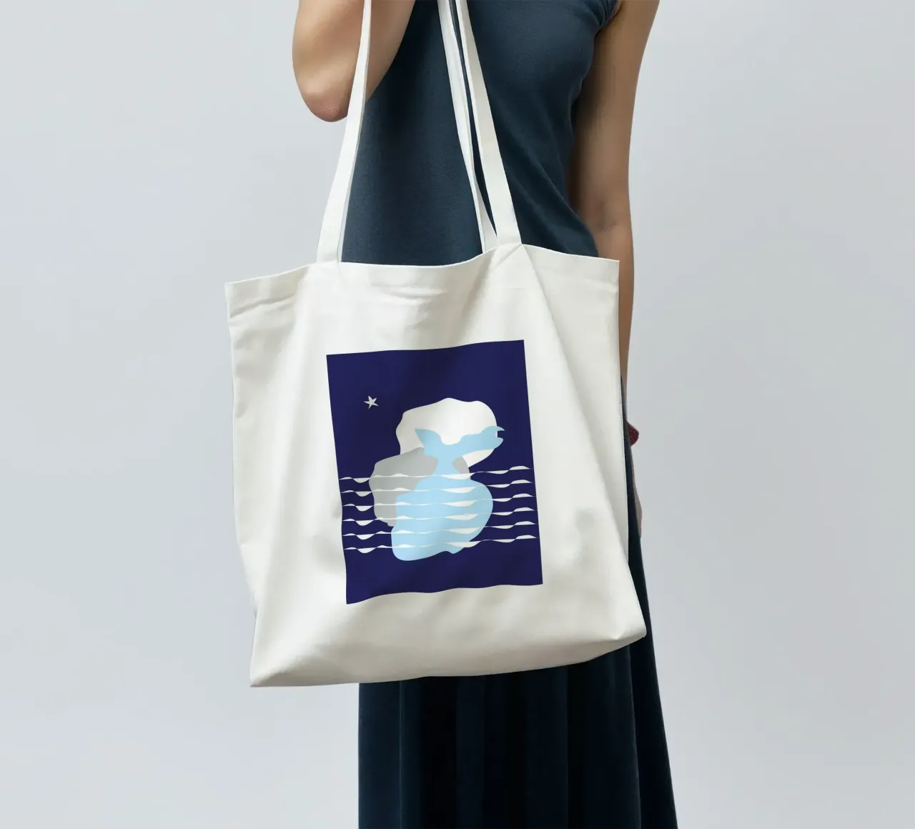 Nocturnal voyage / Serenity 2 tote bag by Carrot & Soul