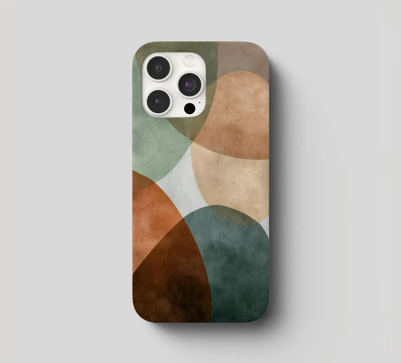 Natural Abstract Composition With Subtle Texture iphone case by Artbyvo