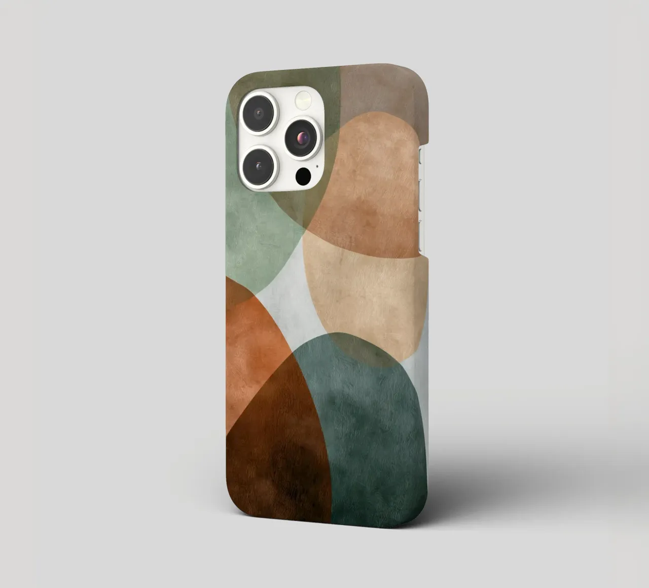 Natural Abstract Composition With Subtle Texture iphone case by Artbyvo