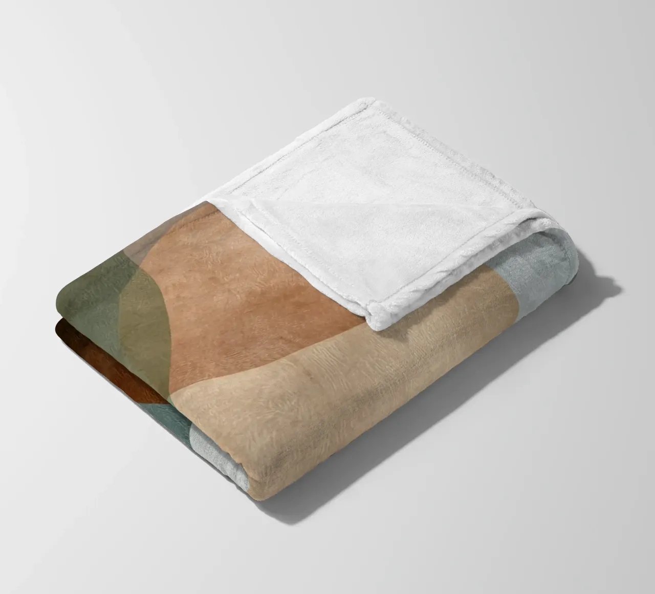 Natural Abstract Composition With Subtle Texture fleece blanket by Artbyvo