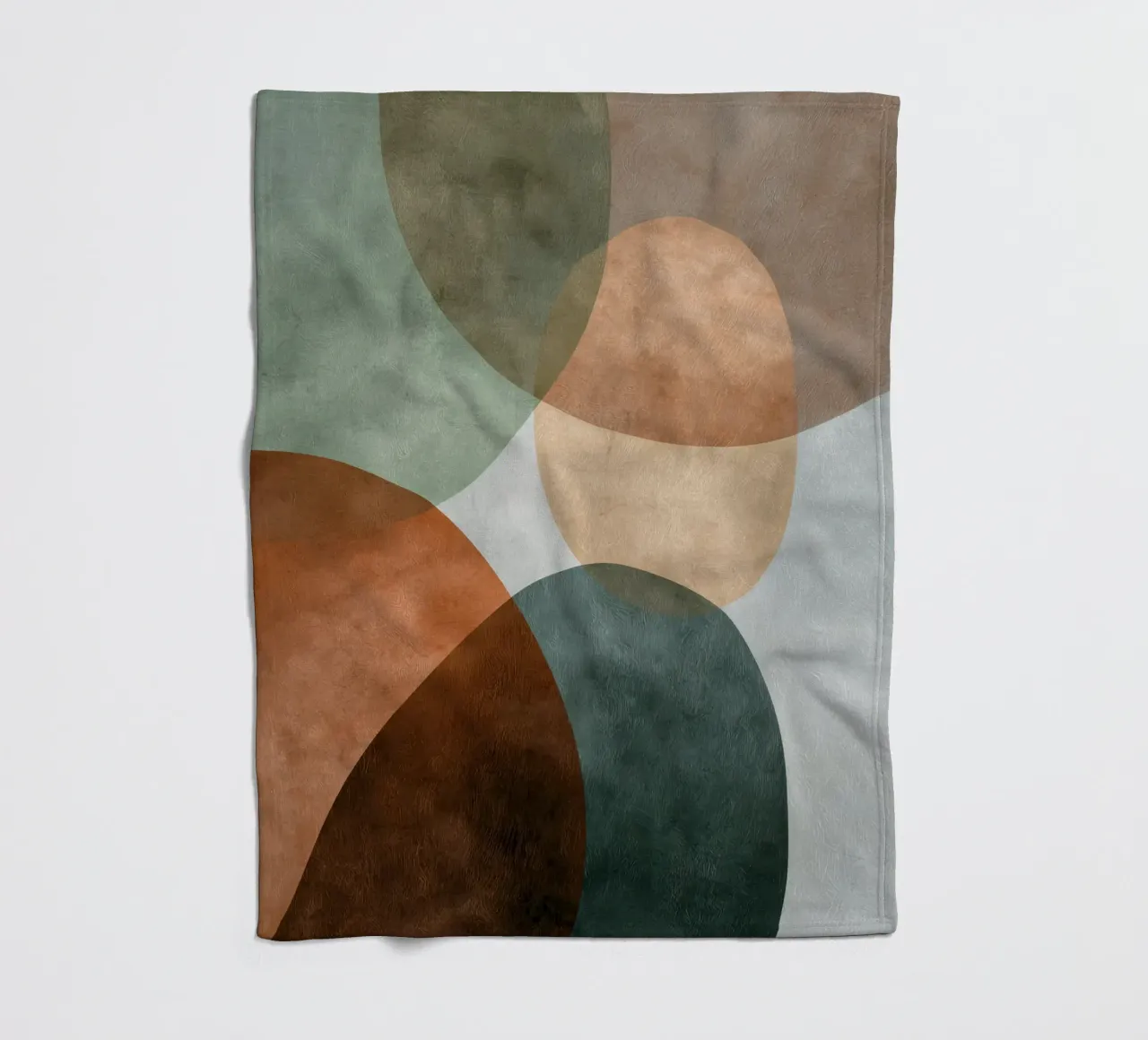 Natural Abstract Composition With Subtle Texture fleece blanket by Artbyvo