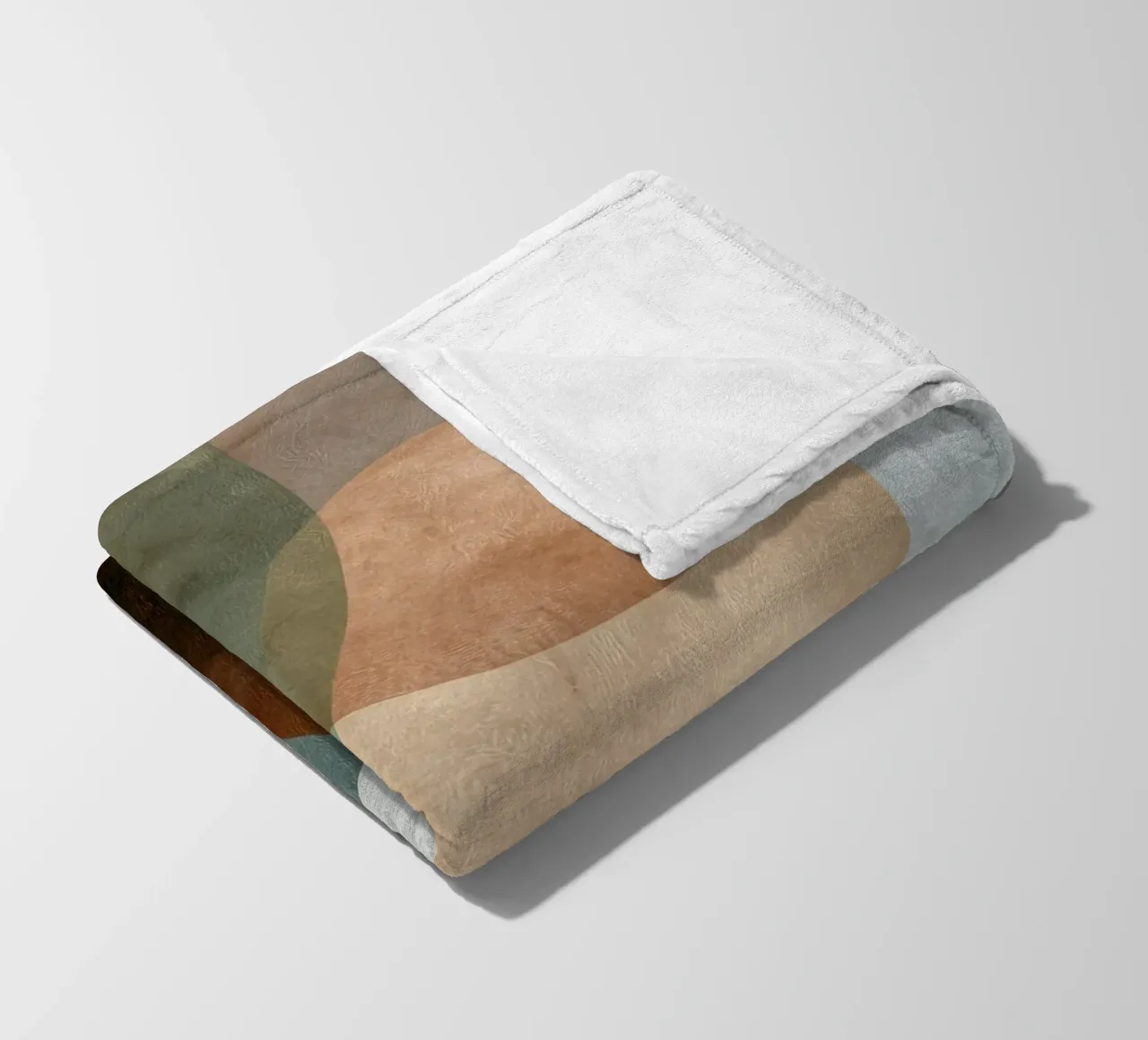 Natural Abstract Composition With Subtle Texture fleece blanket by Artbyvo