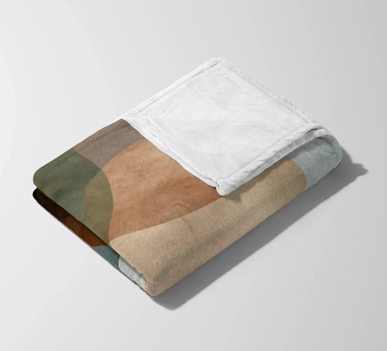 Natural Abstract Composition With Subtle Texture fleece blanket by Artbyvo