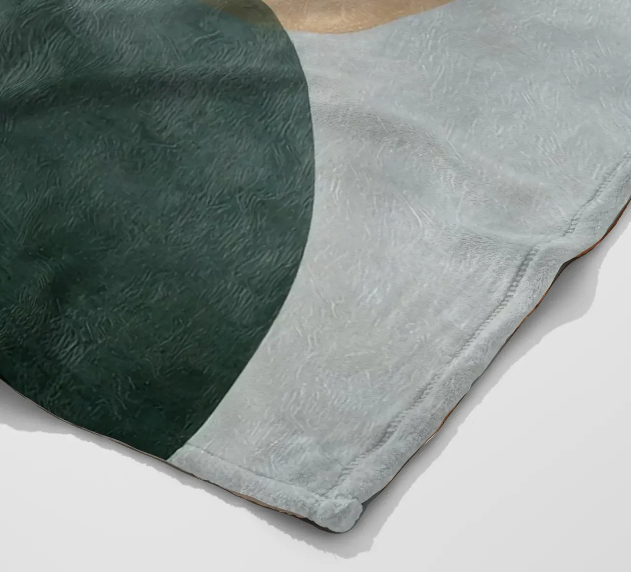 Natural Abstract Composition With Subtle Texture fleece blanket by Artbyvo