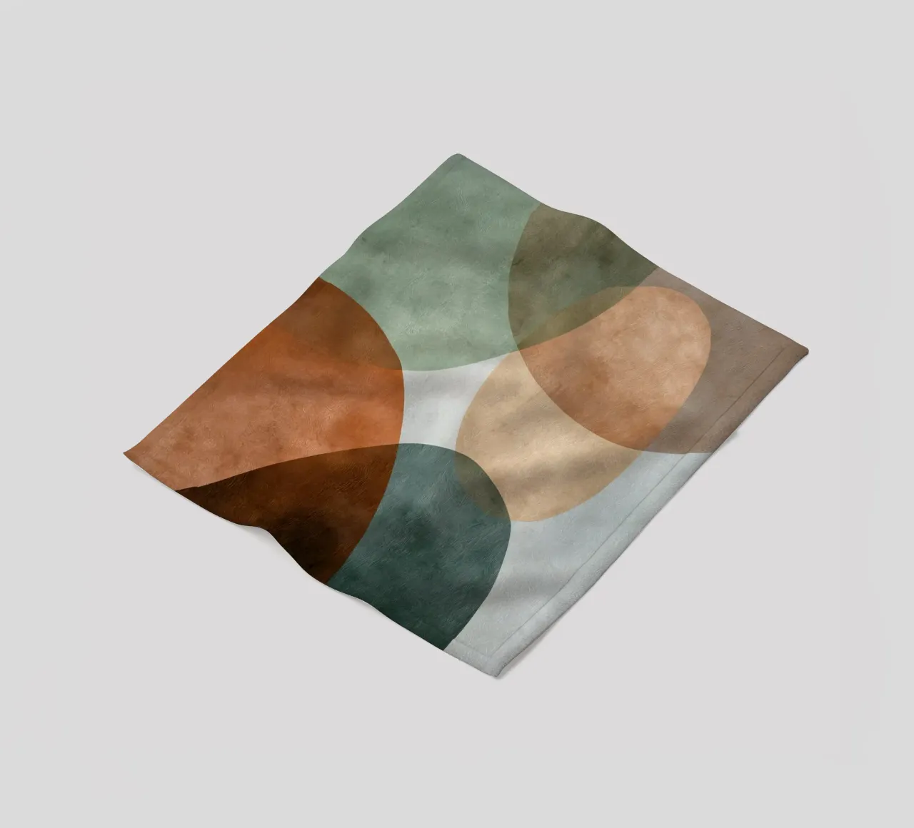 Natural Abstract Composition With Subtle Texture fleece blanket by Artbyvo