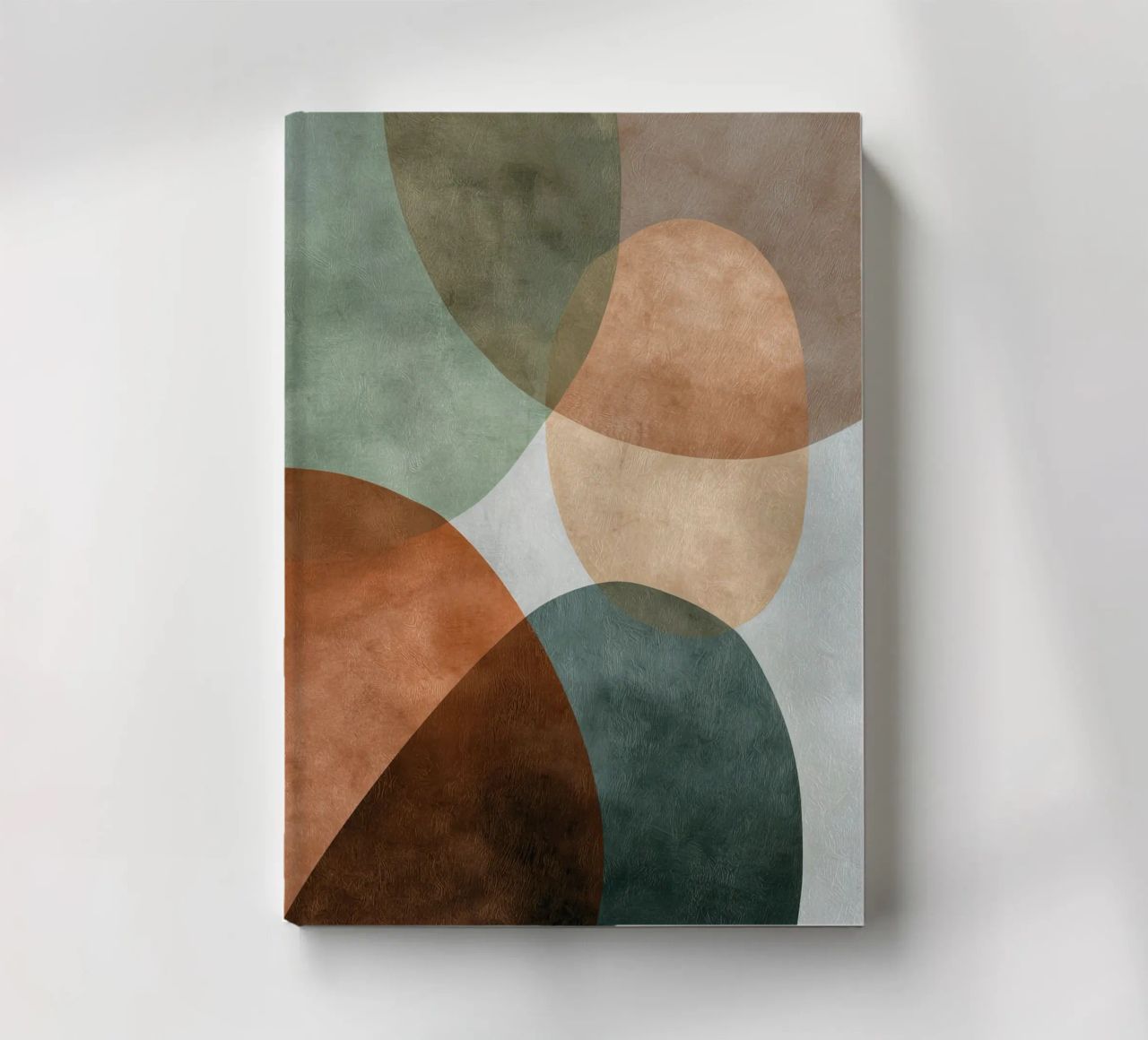 Natural Abstract Composition With Subtle Texture notebook by Artbyvo