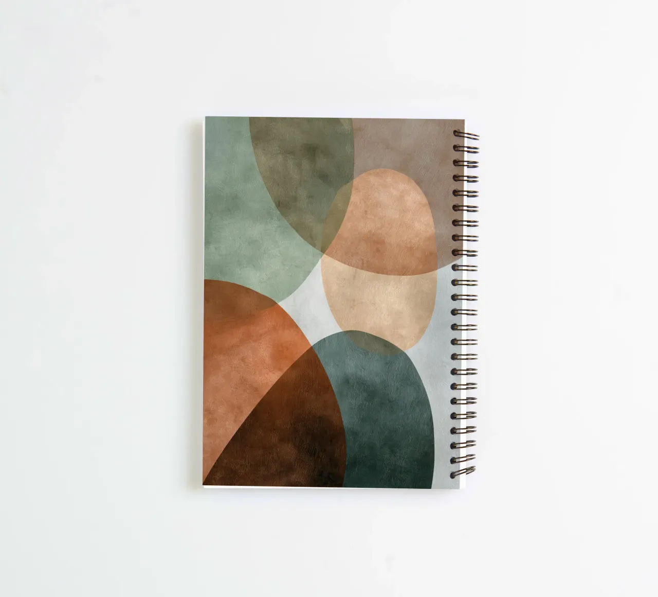 Natural Abstract Composition With Subtle Texture spiral notebook by Artbyvo