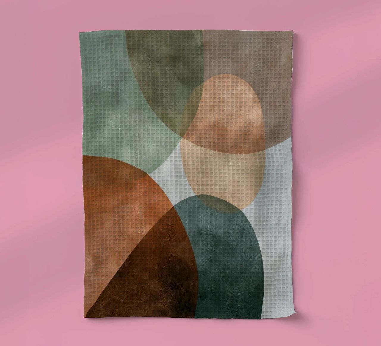 Natural Abstract Composition With Subtle Texture tea towel by Artbyvo