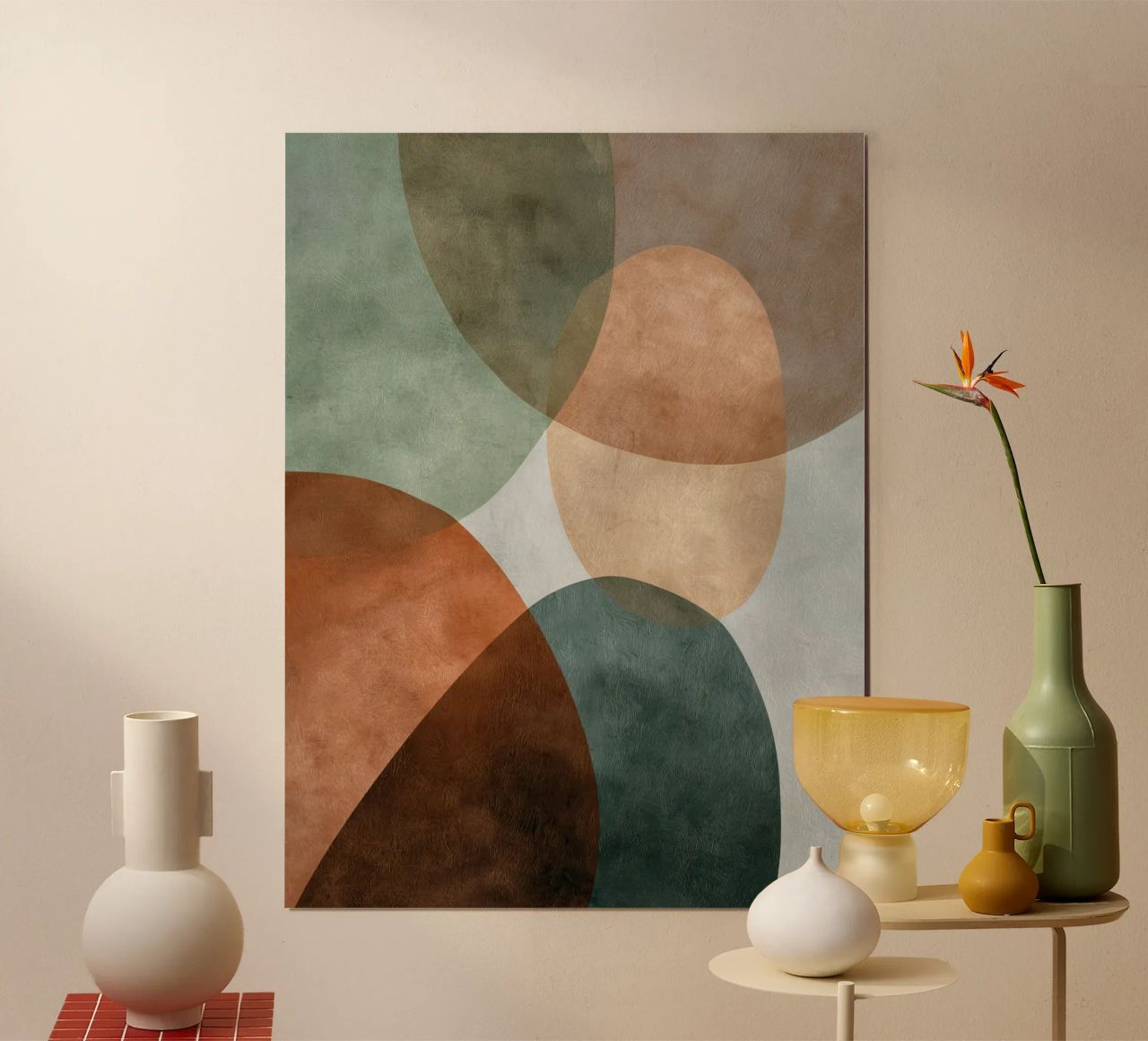 Natural Abstract Composition With Subtle Texture hahnemühle by Artbyvo