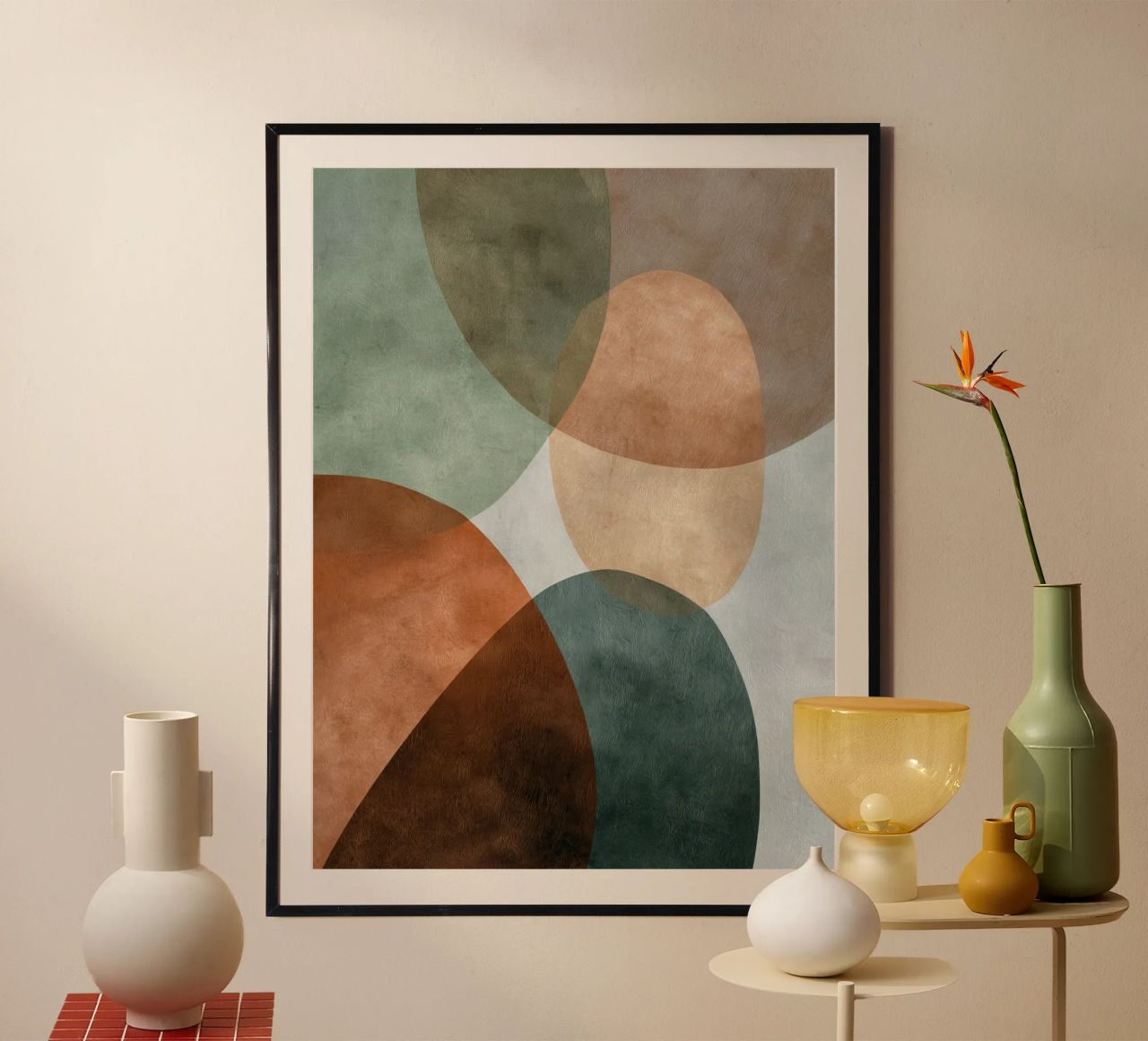 Natural Abstract Composition With Subtle Texture hahnemühle by Artbyvo