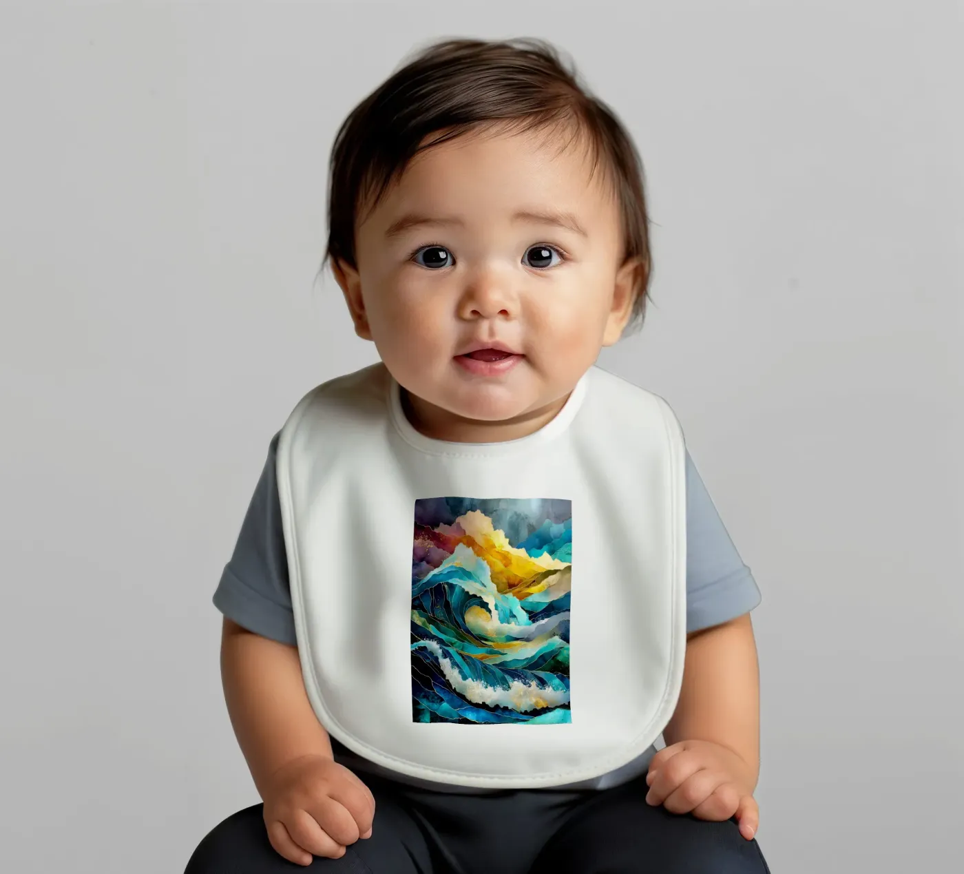 Waves bavoir de Justyna Jaszke JBJart