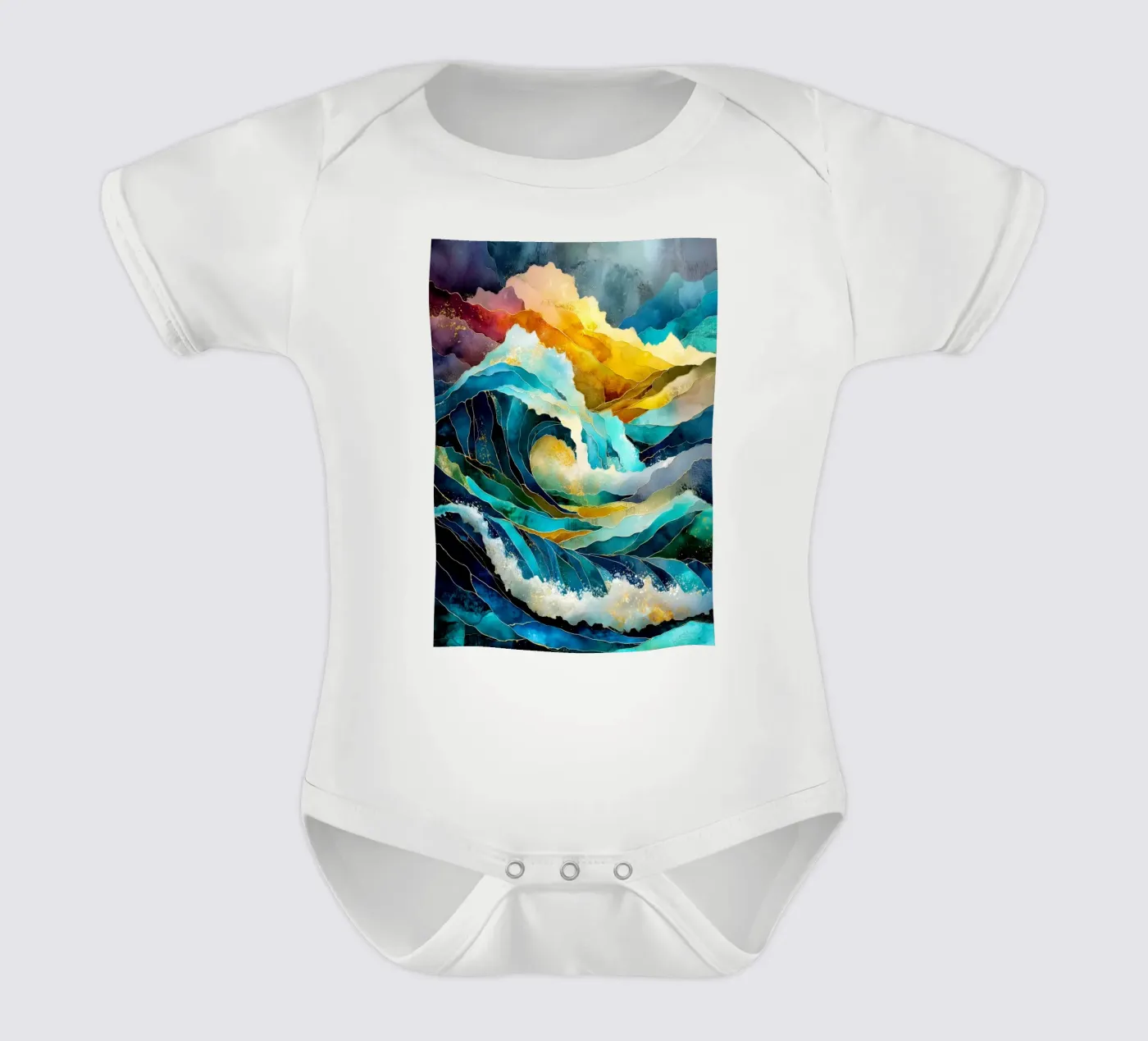 Vagues body bébé de Justyna Jaszke JBJart