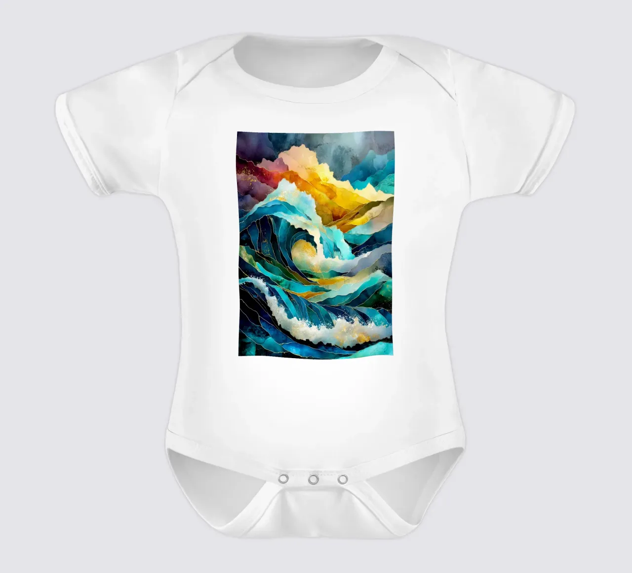 Waves body bébé de Justyna Jaszke JBJart