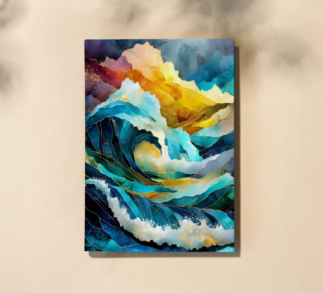 Waves notebook by Justyna Jaszke JBJart