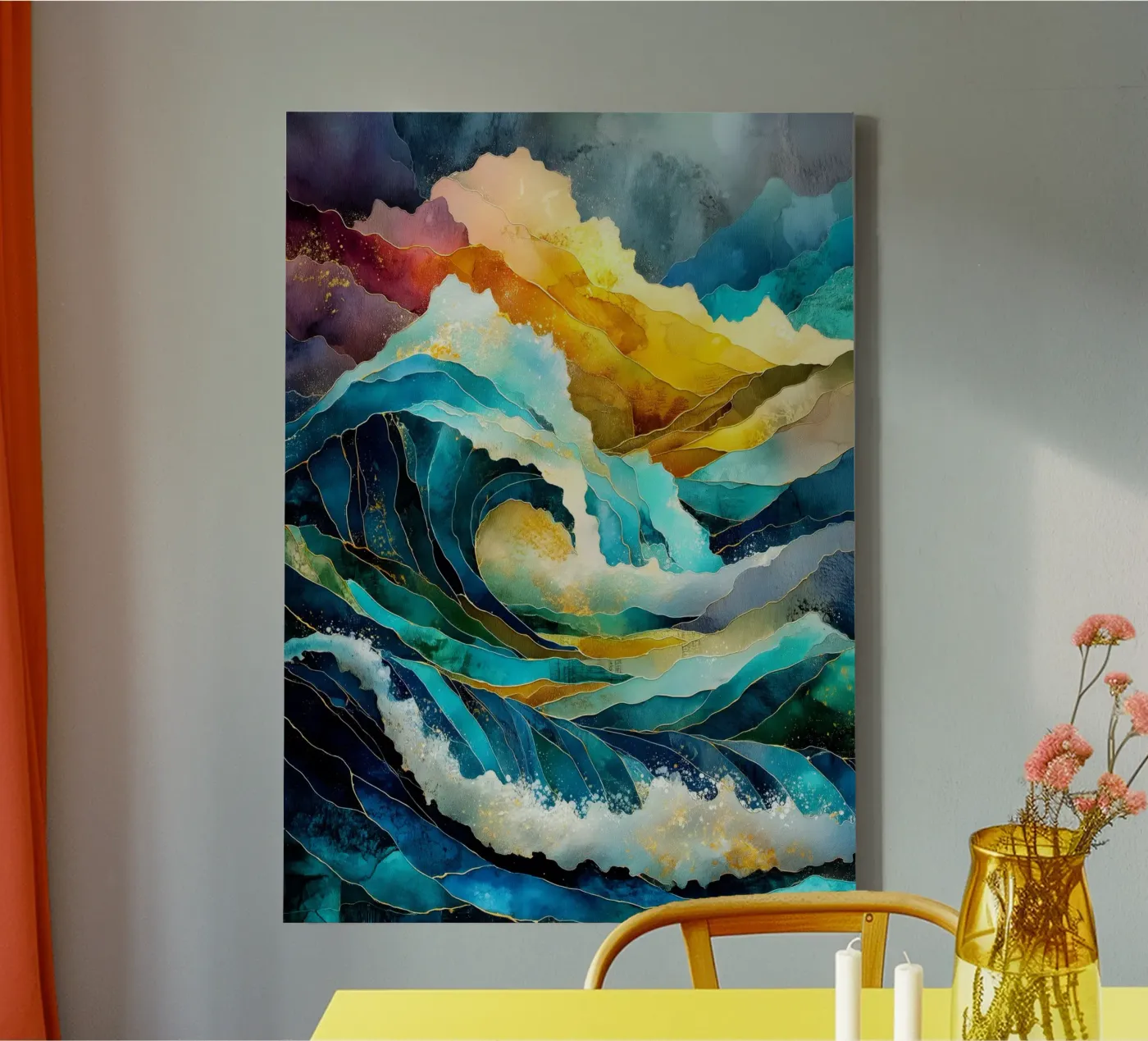 Waves tela da Justyna Jaszke JBJart