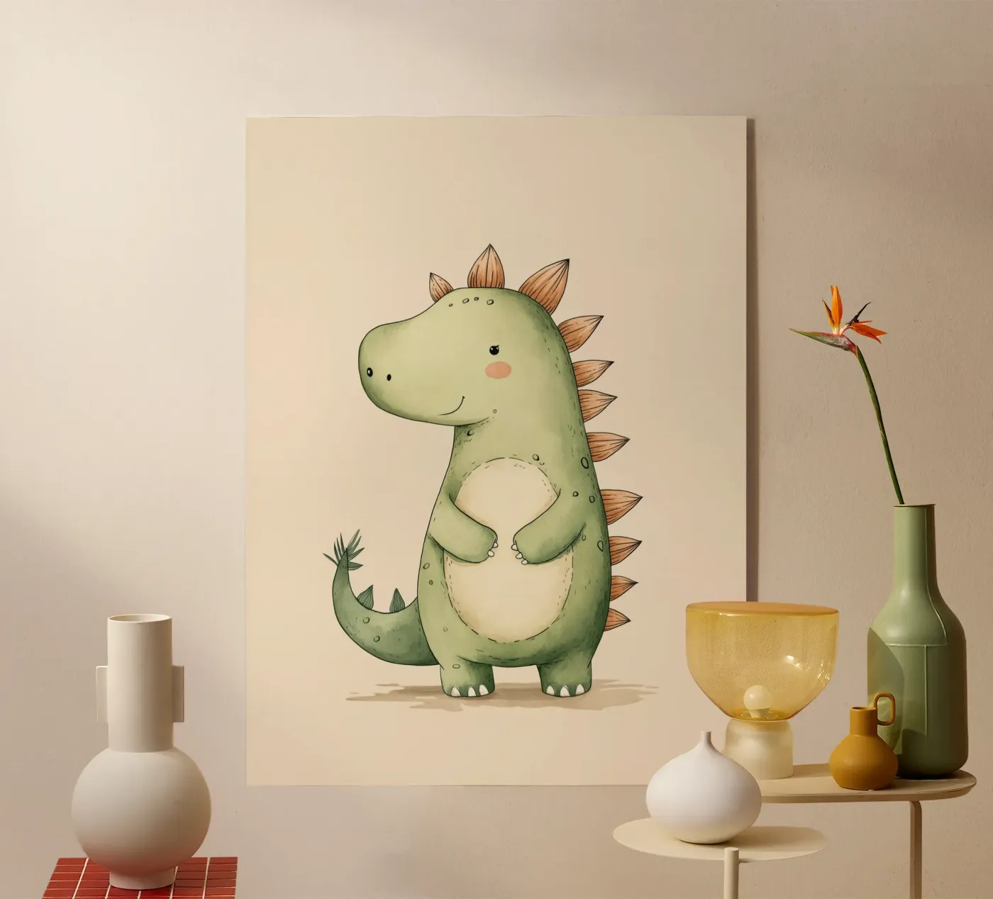 Dino acryl van Pictura