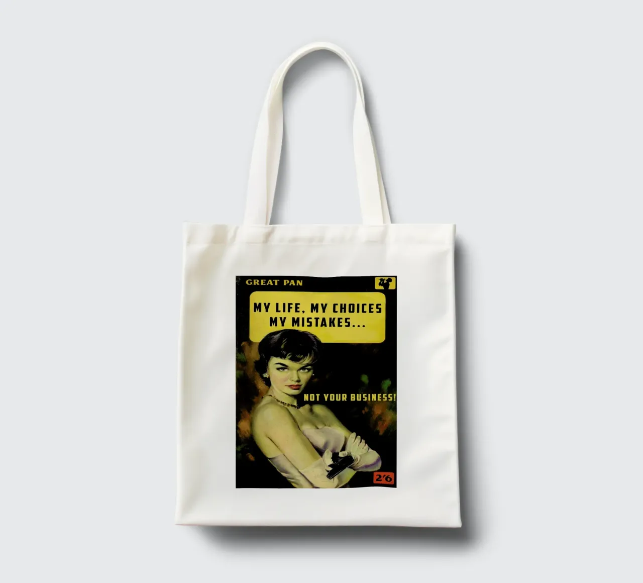 My Life, My Choices borsa in juta da Gallery Print and Art Limited