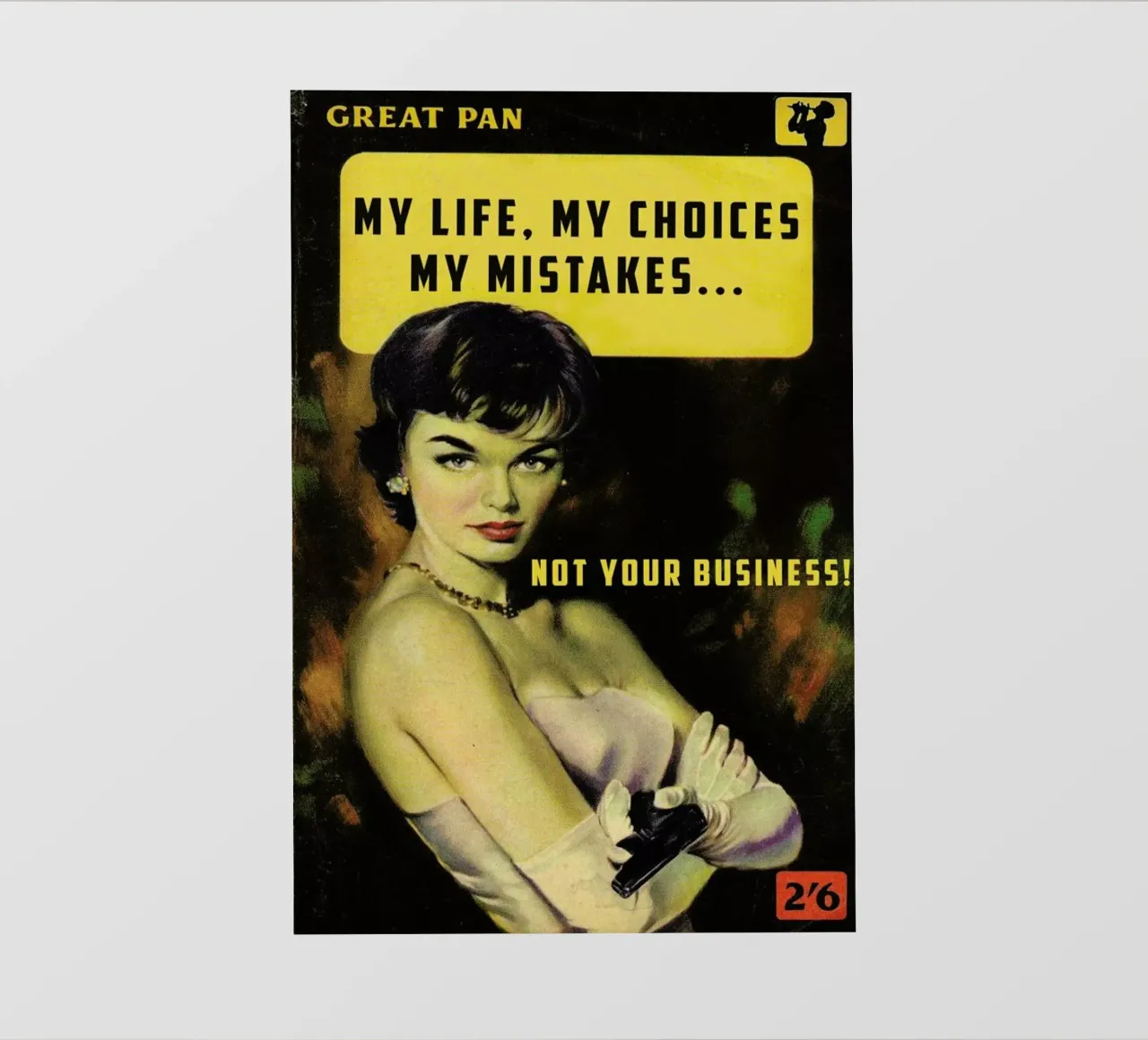 My Life, My Choices telo in pvc da Gallery Print and Art Limited