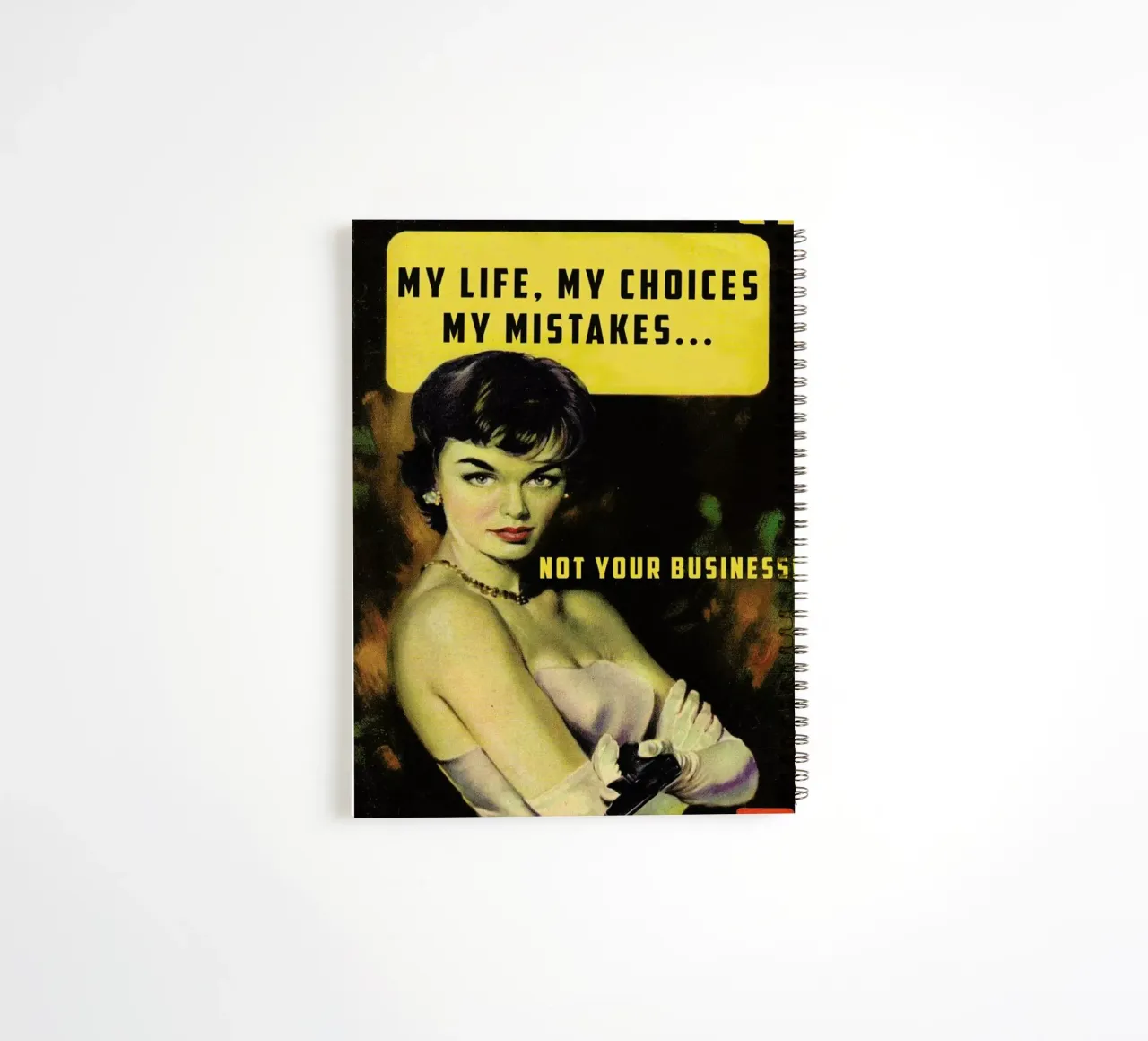 My Life, My Choices spiral notebook by Gallery Print and Art Limited