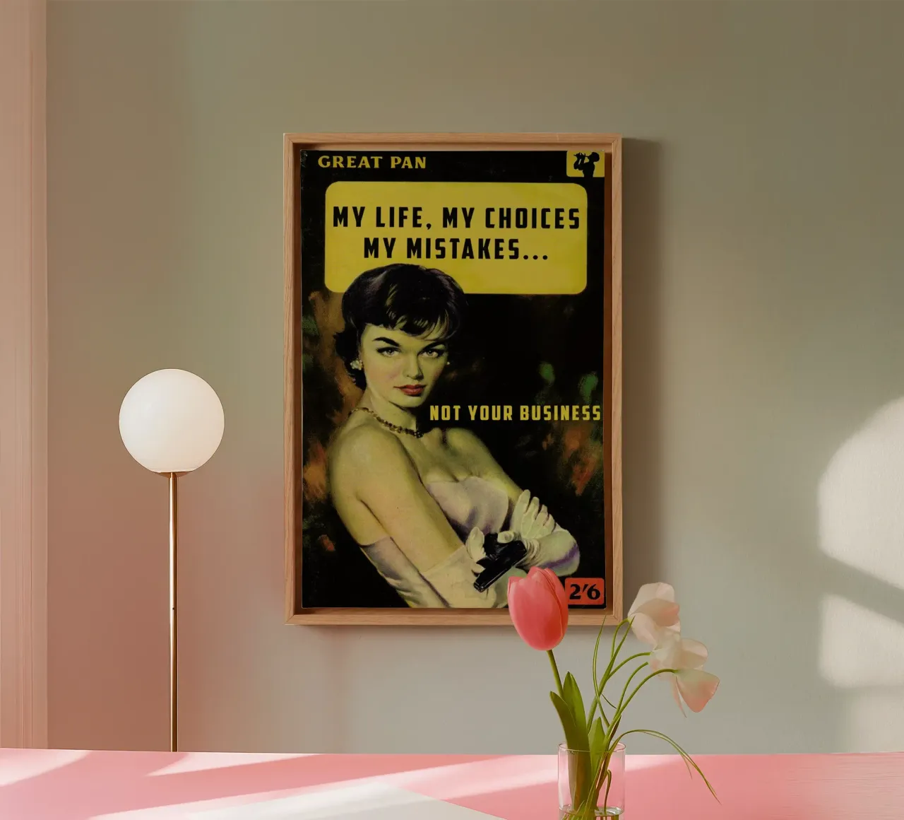 My Life, My Choices tela con Cornice a cassetta da Gallery Print and Art Limited