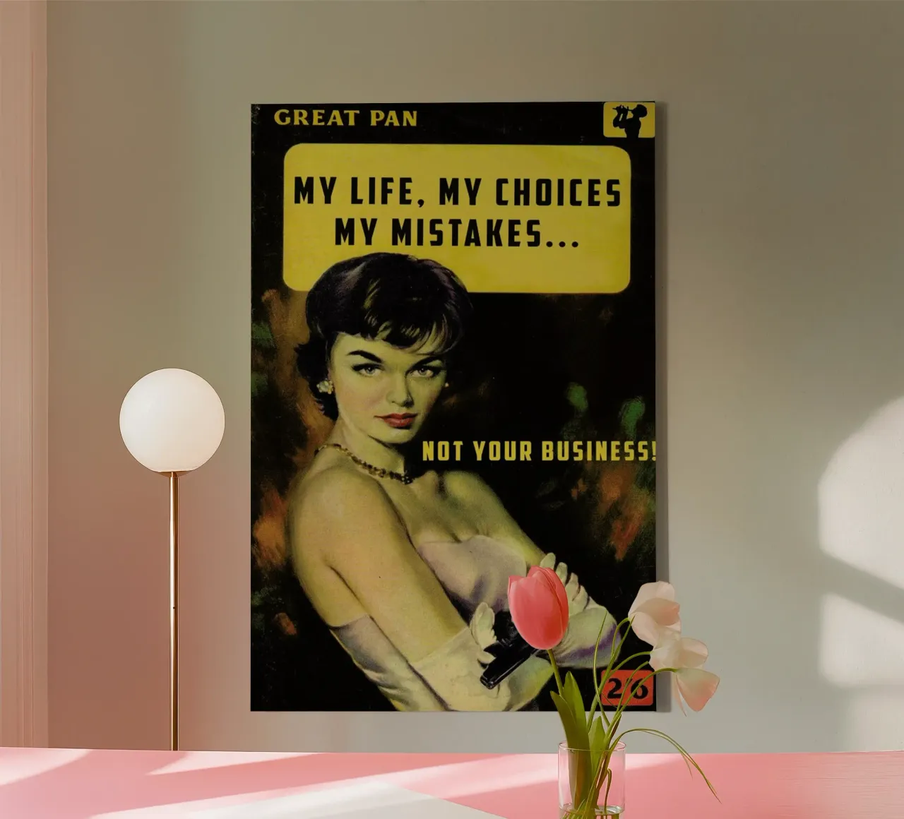 My Life, My Choices tela con Cornice a cassetta da Gallery Print and Art Limited