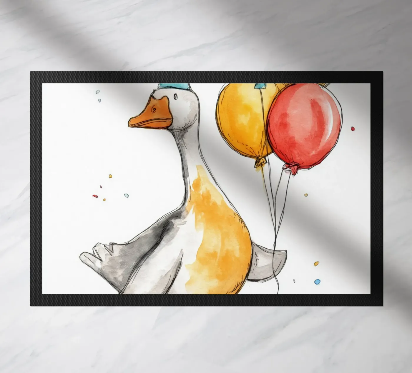 Goose doormat by Pictura