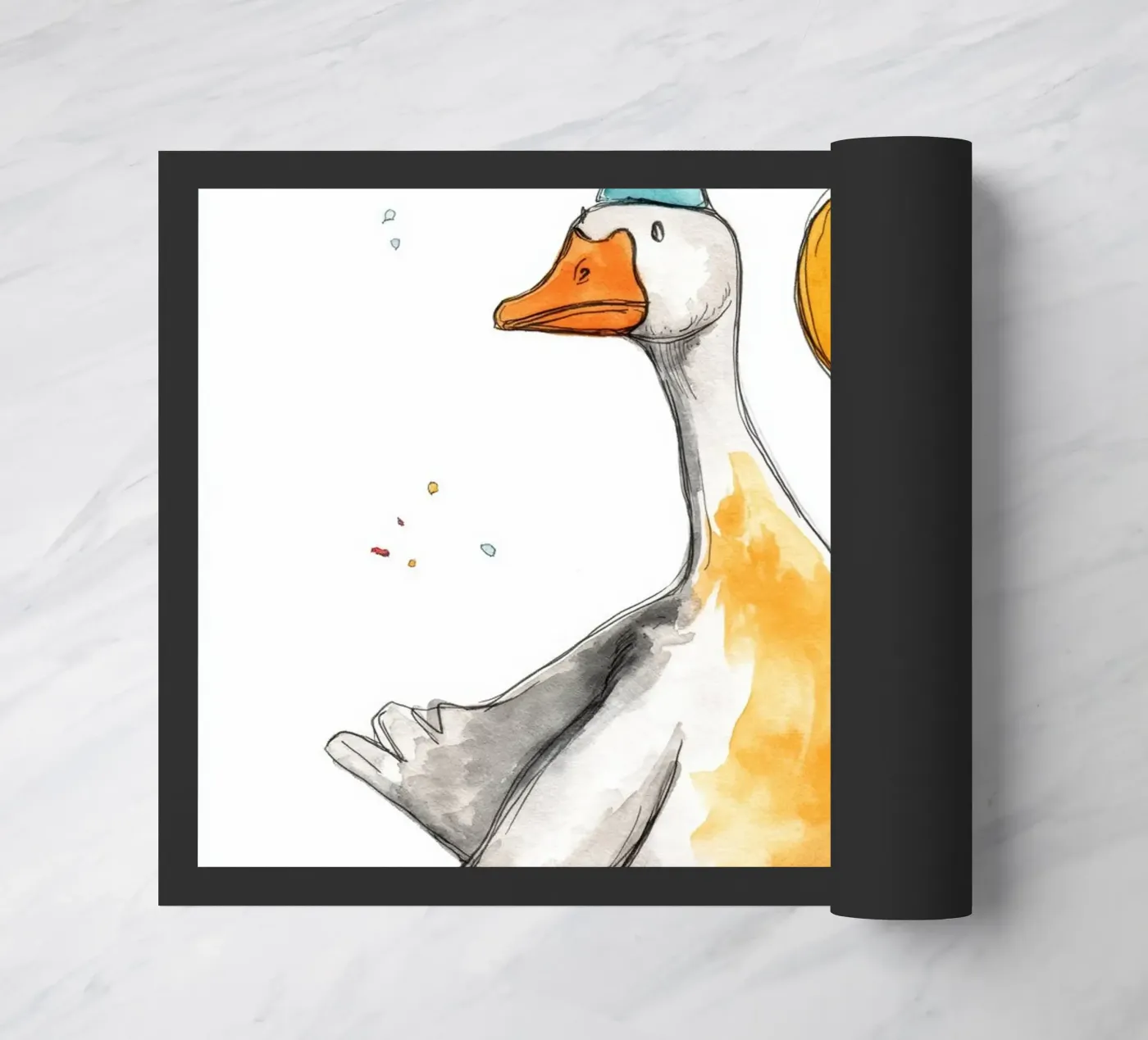 Goose doormat by Pictura