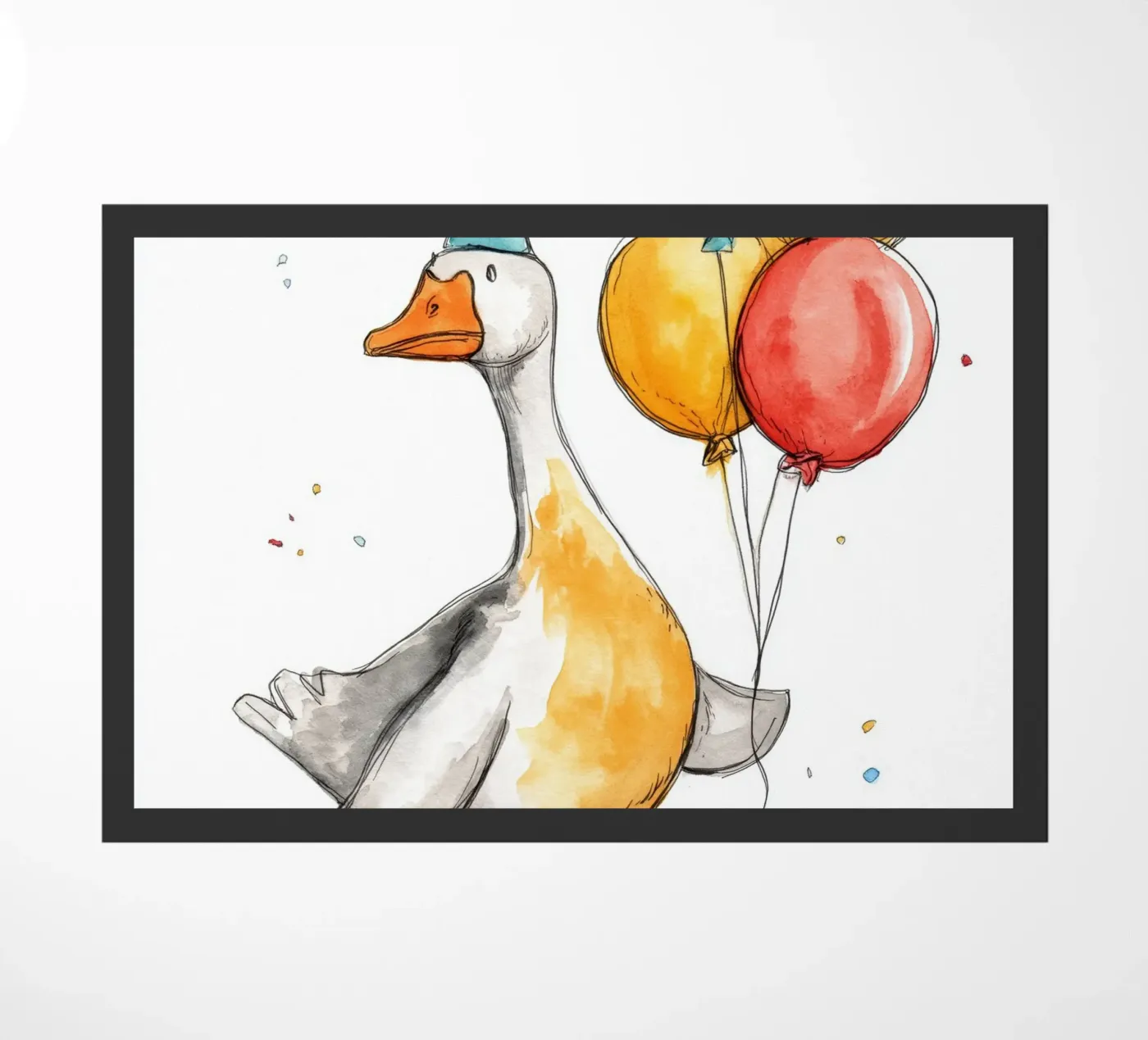 Goose doormat by Pictura