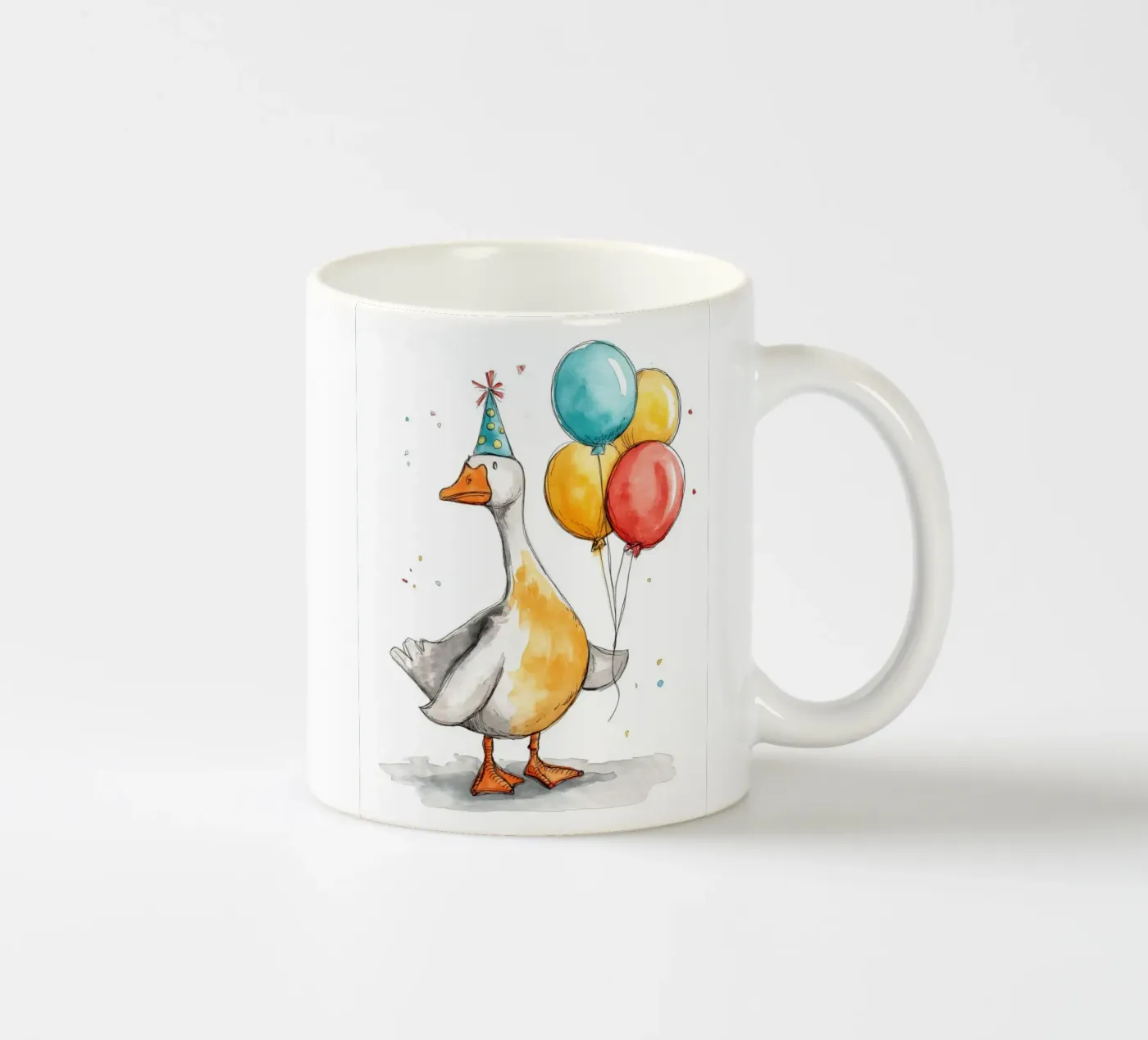 Goose ceramic mug by Pictura