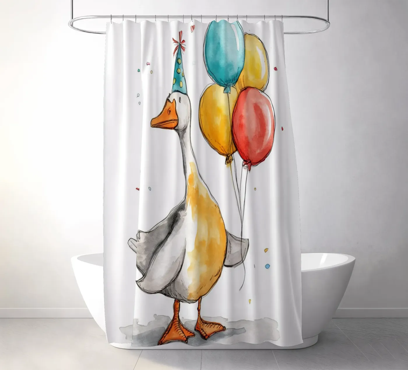 Gans Duschvorhang von Pictura