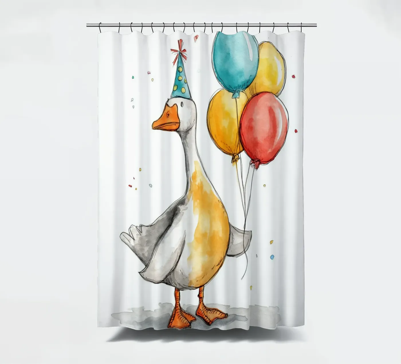 Gans Duschvorhang von Pictura