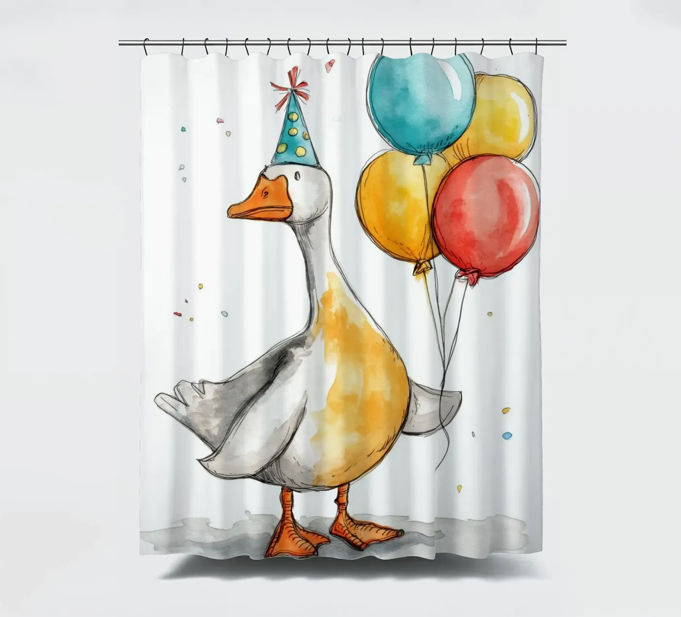 Gans Duschvorhang von Pictura