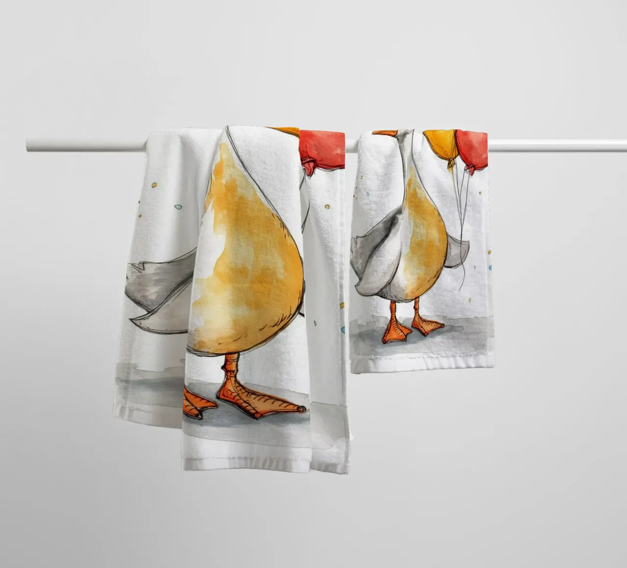 Gans badhanddoek van Pictura