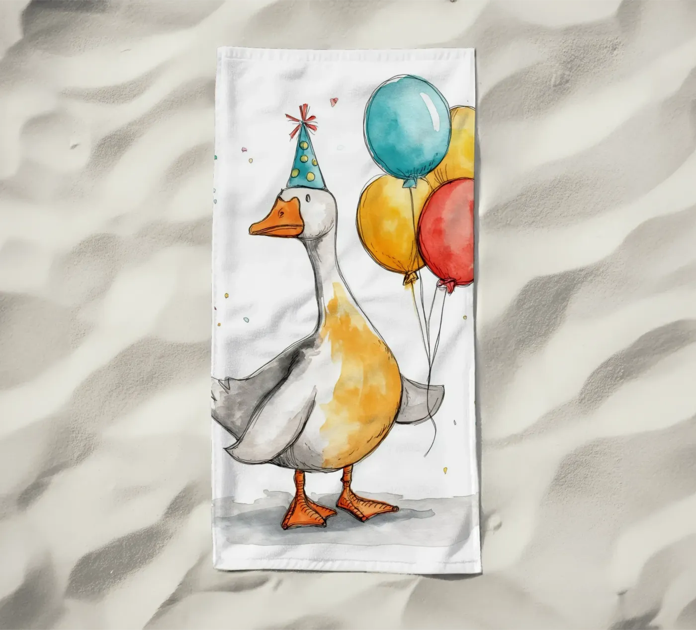 Gans Strandtuch von Pictura