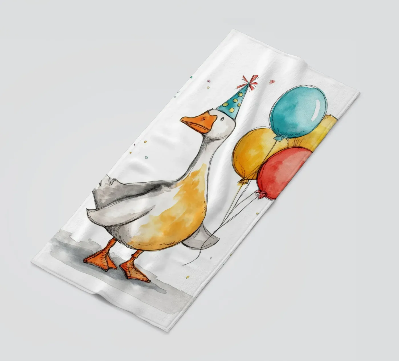 Gans Strandtuch von Pictura
